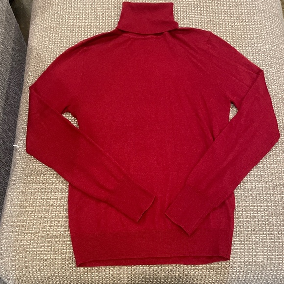 Zara Red Turtleneck Sweater *flawed* Size S - Picture 1 of 5